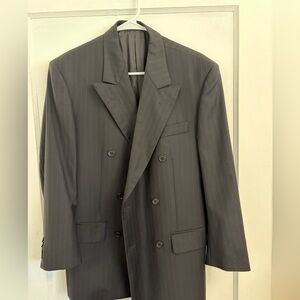 Pringle Charcoal Double-Breasted Suit